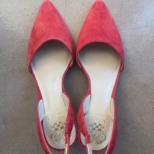 New Vince Camuto Slingback Heels, Suede size 38/size 8